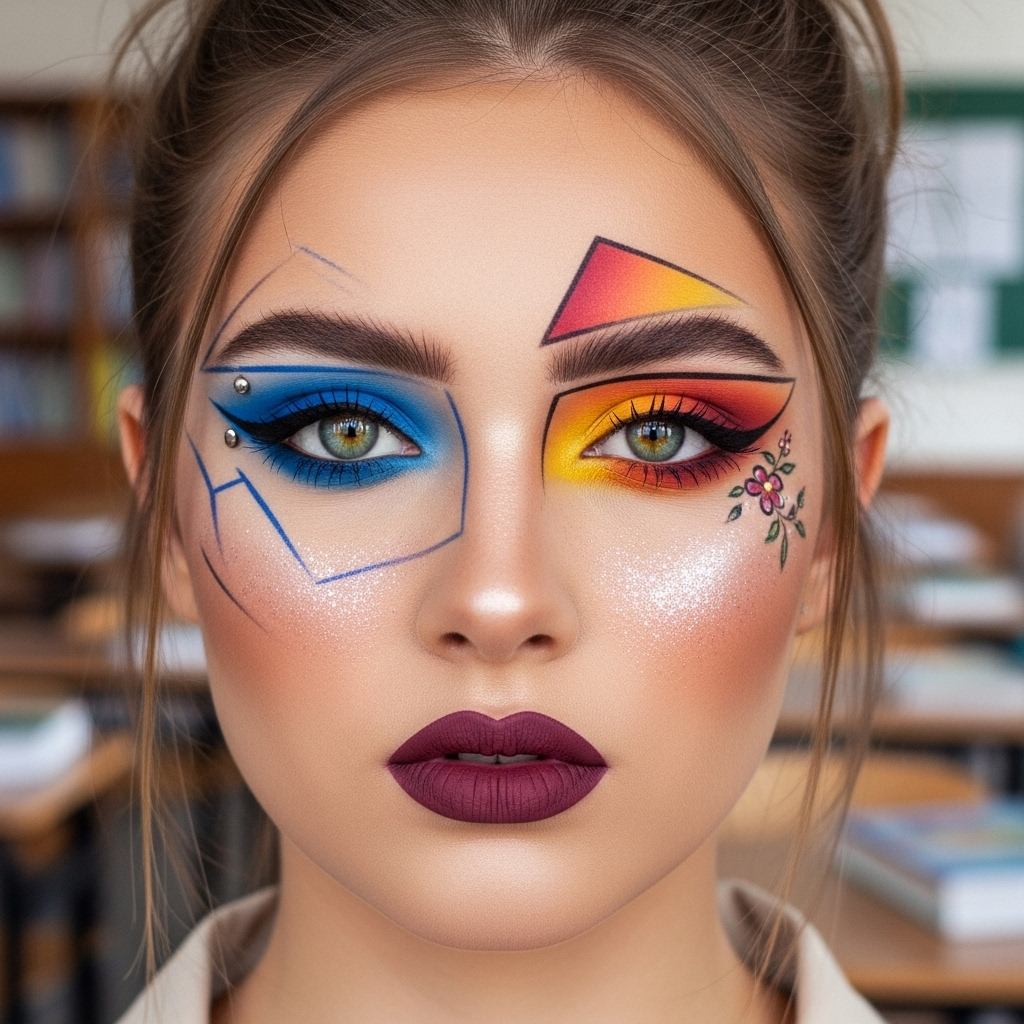 Editorial Makeup Editorial makeup created by Purgechargedeto student