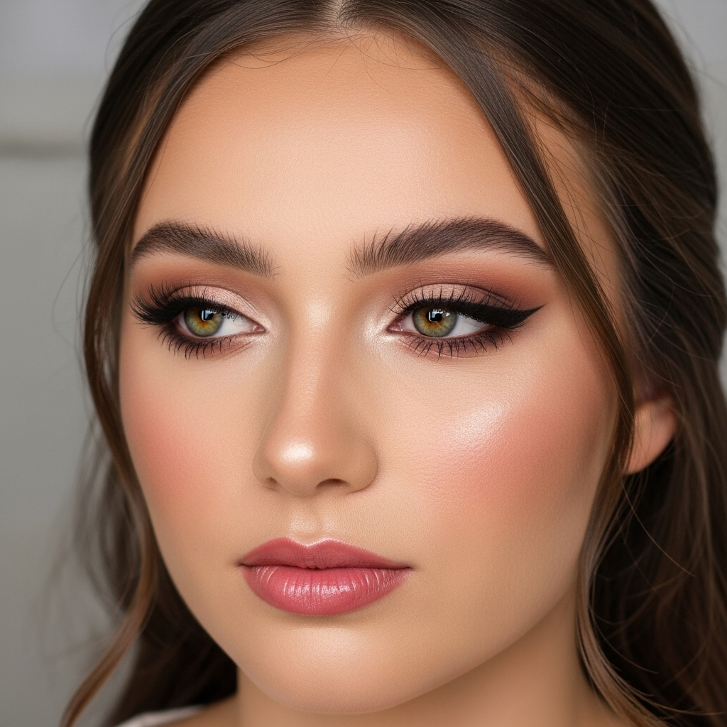 Bridal Makeup Bridal makeup created by Purgechargedeto student